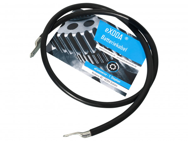 Auto Battery Cable 25 mm² 150cm Copper Power Cable with Eyelets M8 12V Car Cable also for Your Charger by eXODA
