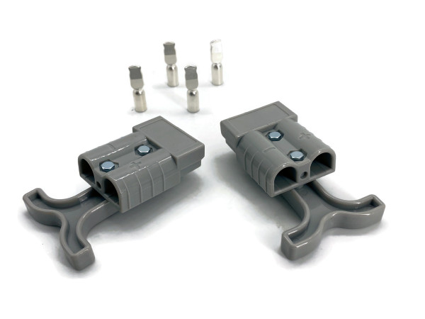 Battery plug 50A in set with handle and 4-6 mm2 contacts