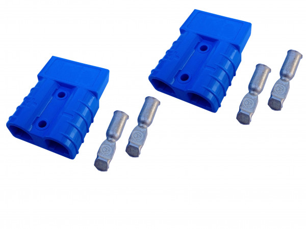 Battery Connector 175A 4-6 mm2 blue Set Connector for Forklift Cable