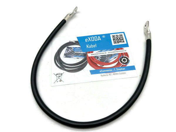 Battery Cable 25 mm² 50cm Copper Power Cable with Eyelets M10