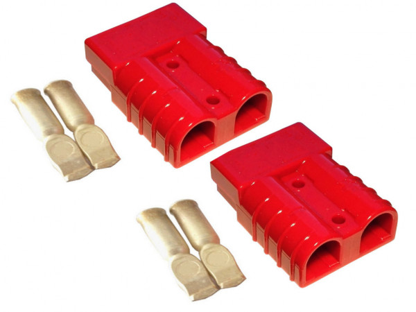 Battery Connector 175A 4-6 mm2 red Set Connector for Forklift Cable