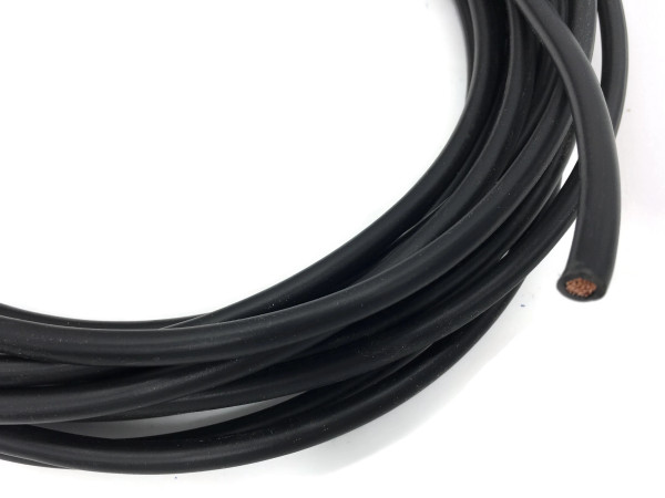Battery cable 10 mm² 10m copper cable black H07V-K10 one piece