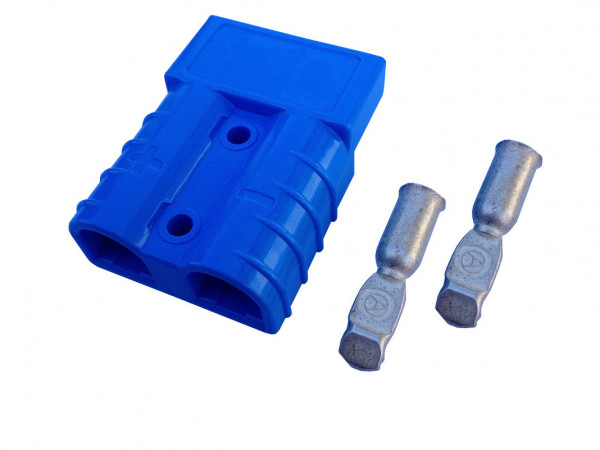 Battery Plug 50A 50 mm2 blue Connector for Forklift Cable
